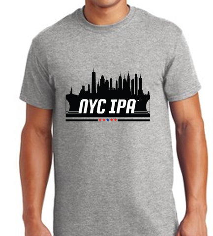 Light Grey T-Shirt featuring original NYC IPA® brand logo - SOLD OUT