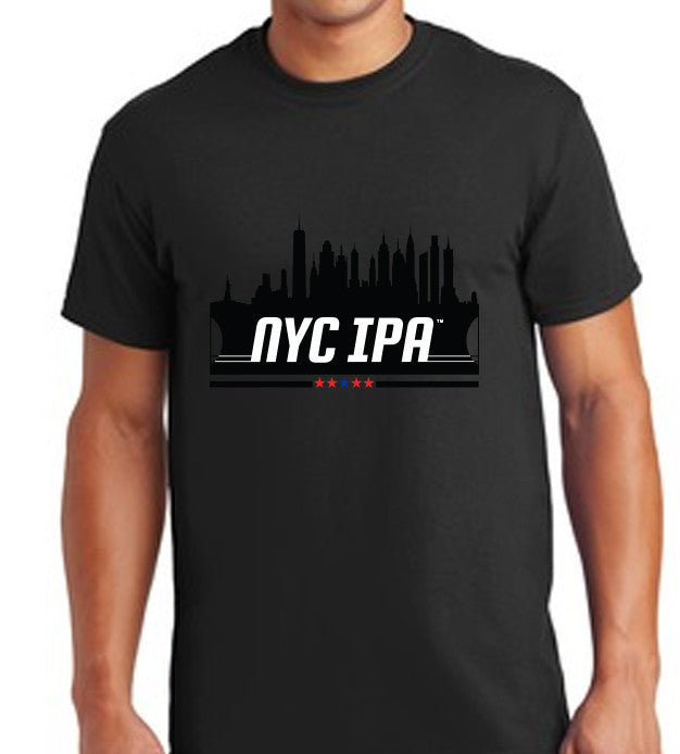 Midnight Black T-Shirt featuring original NYC IPA® brand logo -- SOLD OUT